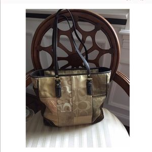 Vintage Coach Patchwork Duffle